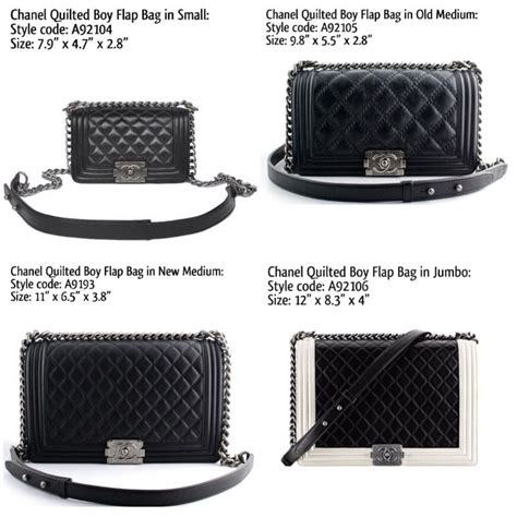 chanel le boy medium vs new medium|chanel bag styles.